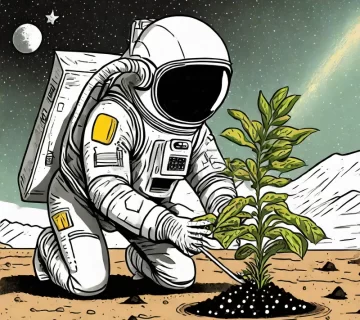 تولید گیاهان در مریخ