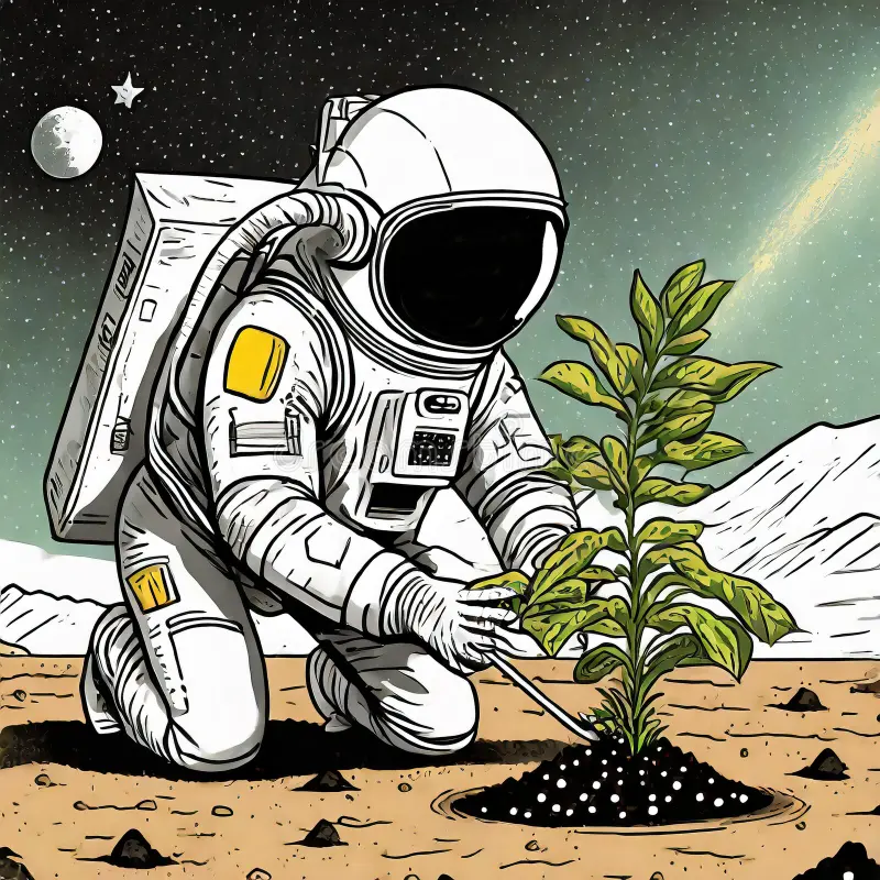 تولید گیاهان در مریخ