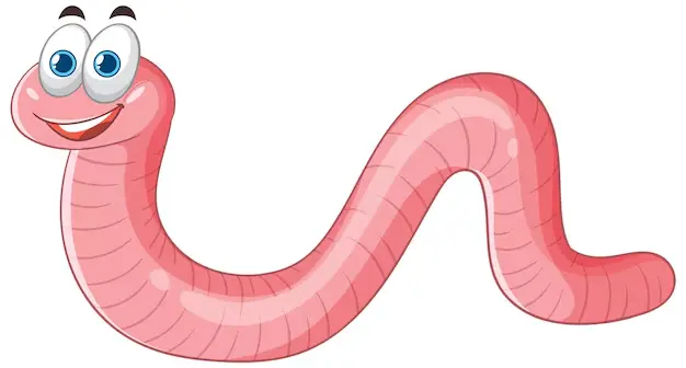 happy-cartoon-earthworm-vector-illustration_1308-179475 فواید کرم خاکی