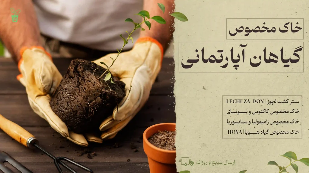 ارسال خاک خاک مخصوص گیاهان آپارتمانی