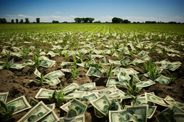 agricultural-field-with-money-form-dollar-bills_795422-8062 گیاه ثروت آفرین